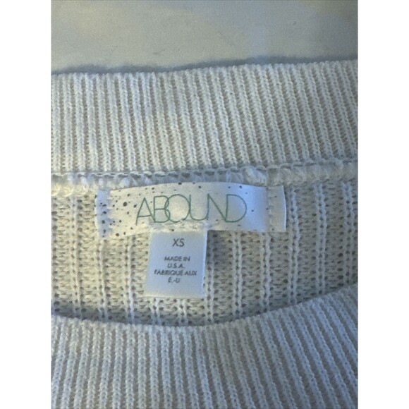 Abound Womens Sweater Ombre Sz XS Long Sleeve Knit Blue White Soft Girl Ribbed - Picture 6 of 11